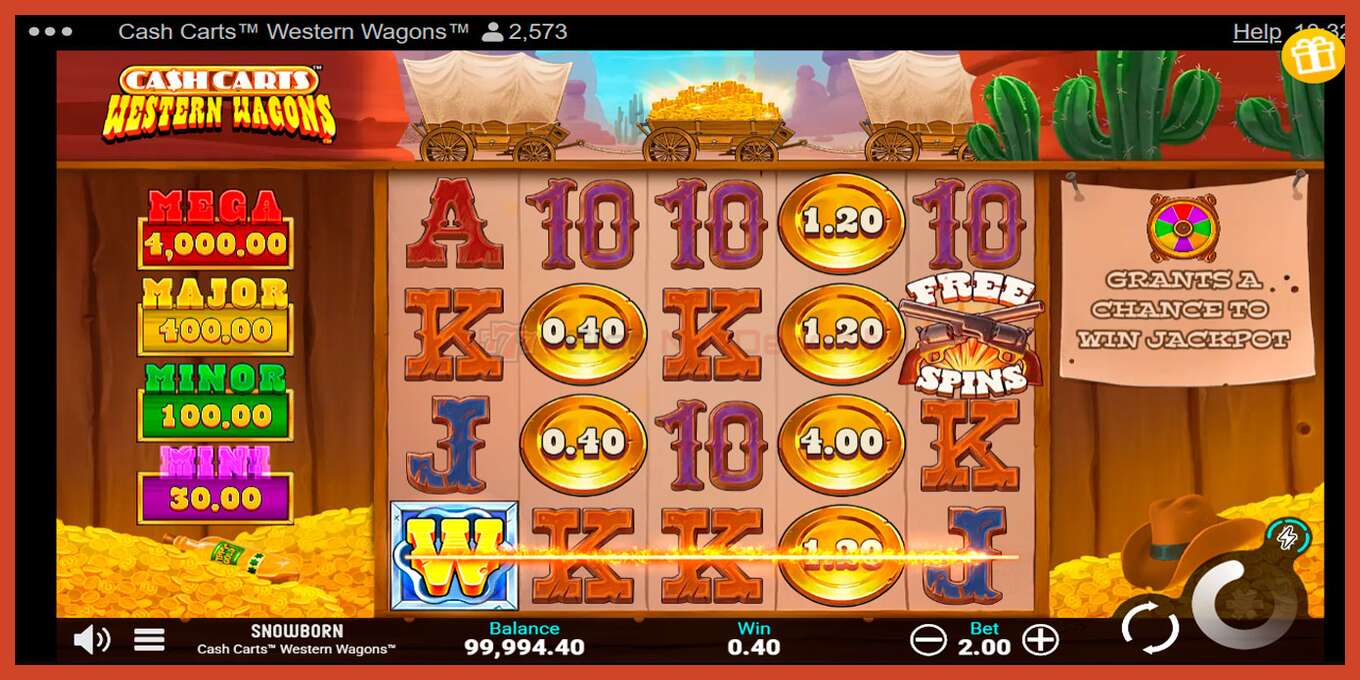 Schermafbeelding van slot: Cash Carts Western Wagons geen aanbetaling, nummer - 2