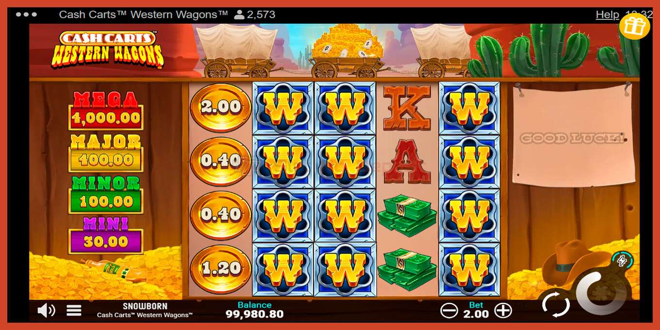 Schermafbeelding van slot: Cash Carts Western Wagons geen aanbetaling, nummer - 3