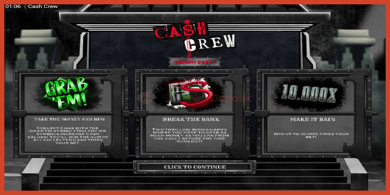 រូបថតអេក្រង់រន្ធ: Cash Crew គ្មានប្រាក់កក់, លេខ - 1