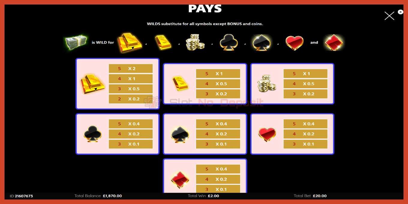 Slot skrinshoti: Cash Falls: Add Em Up Gold depozit yoq, raqam - 5