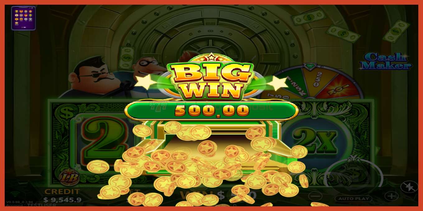 Slot screenshot: Cash Maker no deposit, number - 4