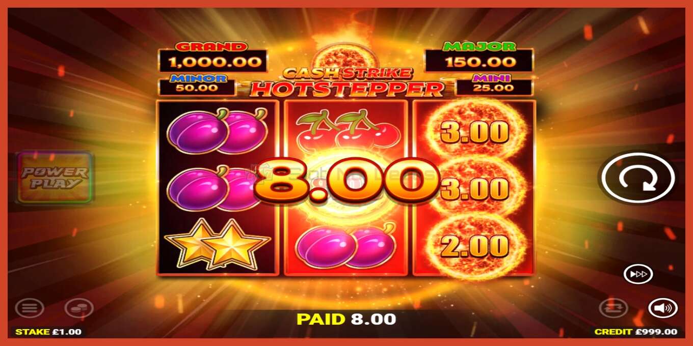 Slot skrinshoti: Cash Strike Hotstepper depozit yoq, raqam - 3