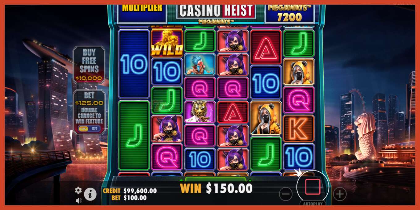 រូបថតអេក្រង់រន្ធ: Casino Heist Megaways គ្មានប្រាក់កក់, លេខ - 3