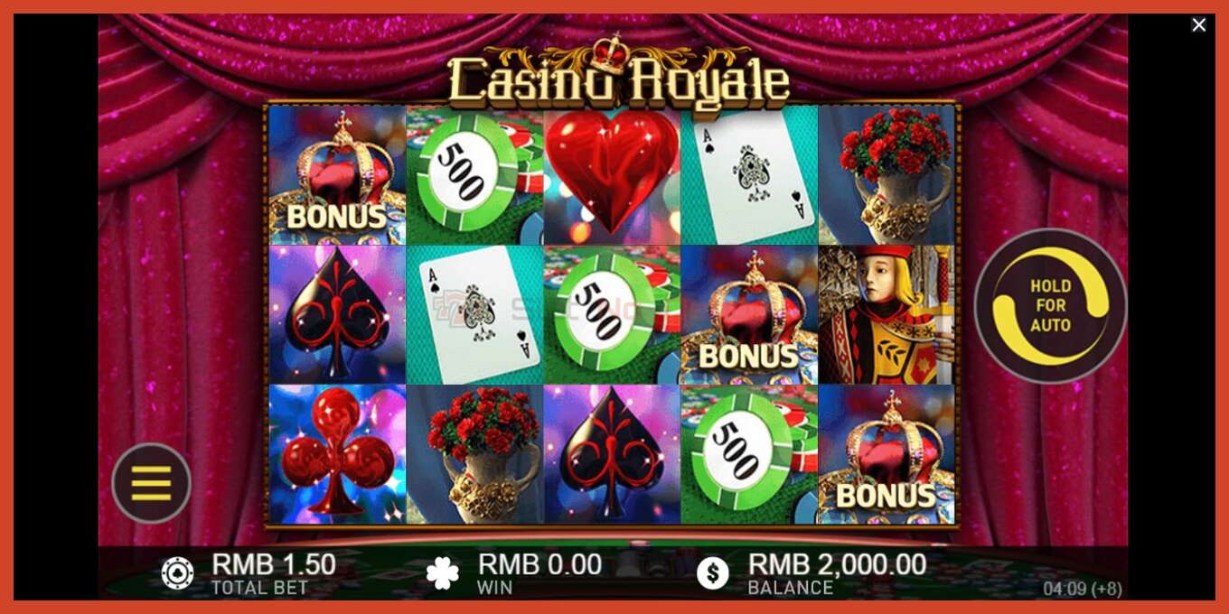 Slot screenshot: Casino Royale no deposit, number - 2