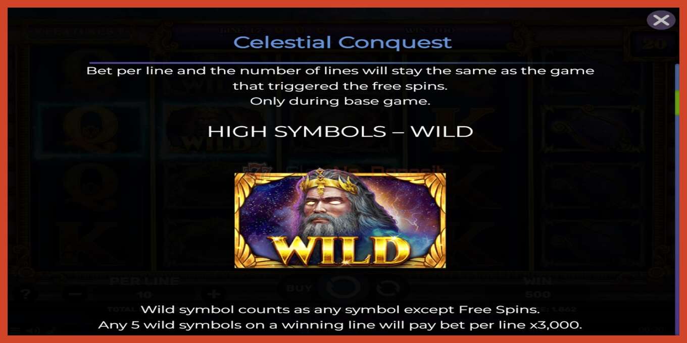 រូបថតអេក្រង់រន្ធ: Celestial Conquest គ្មានប្រាក់កក់, លេខ - 5