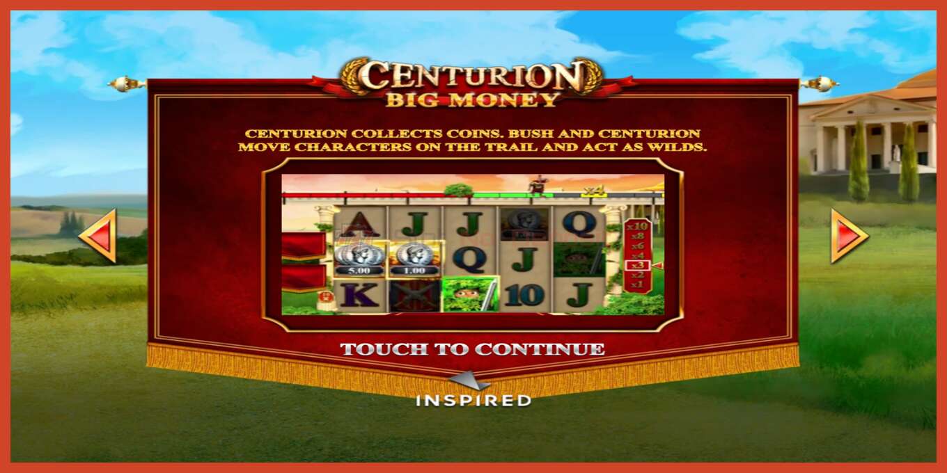 Скриншоти слот: Centurion Big Money амонат нест, рақам - 1