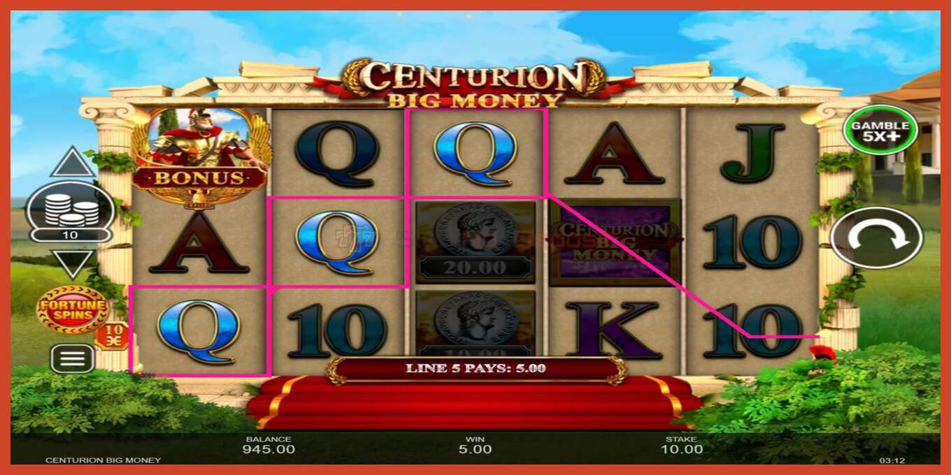 Скриншоти слот: Centurion Big Money амонат нест, рақам - 3