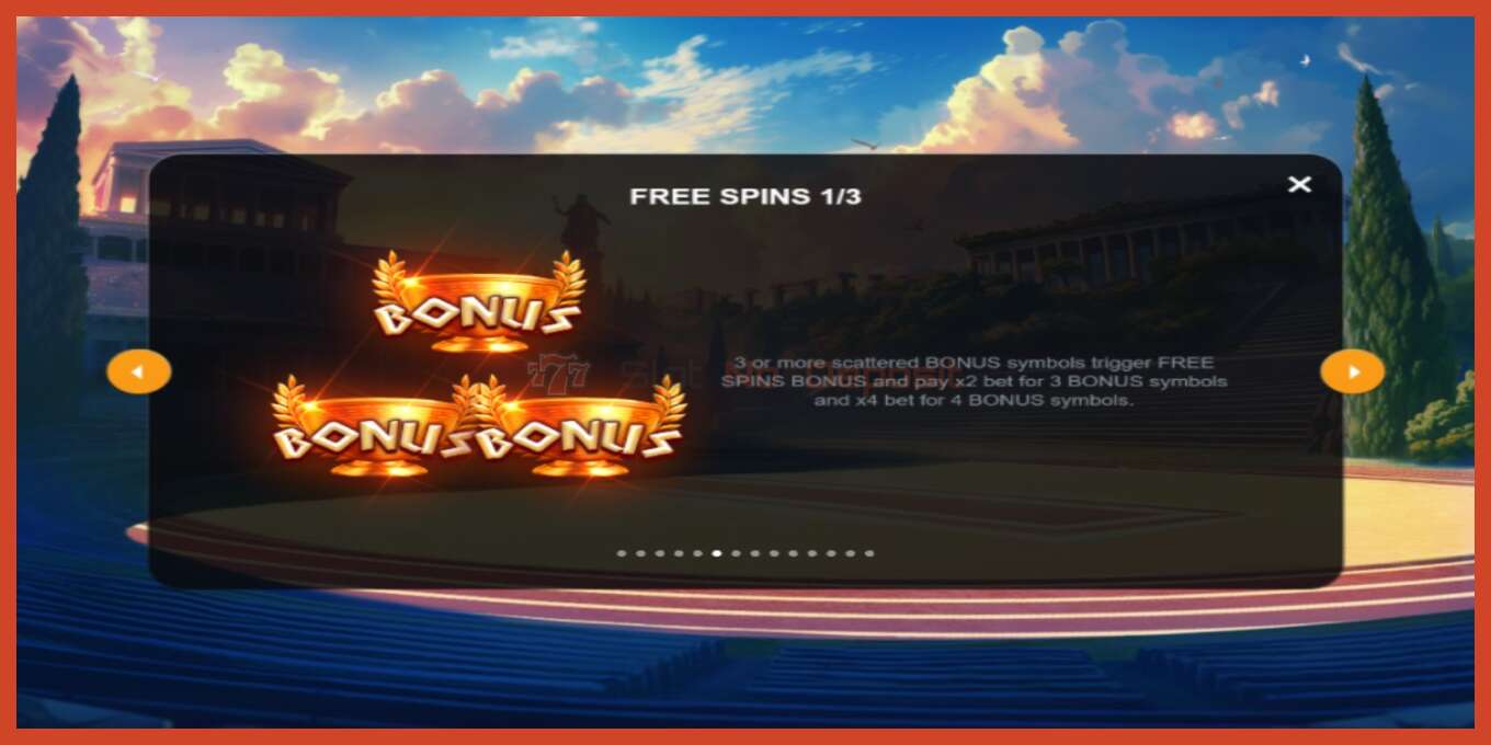 Slot screenshot: Champion Blitz Hold and Win no deposit, number - 3