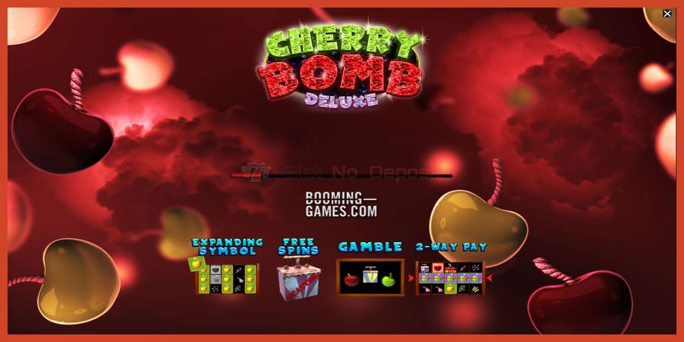 Slot screenshot: Cherry Bomb Deluxe no deposit, number - 1