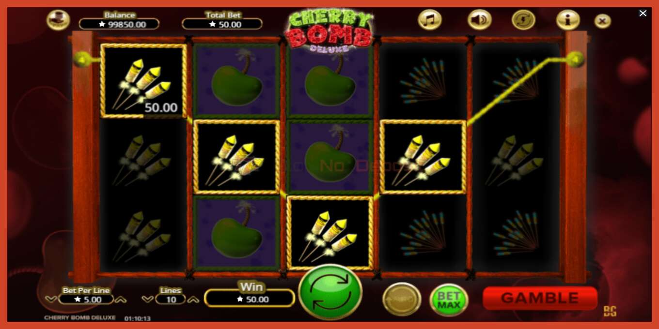 Slot screenshot: Cherry Bomb Deluxe no deposit, number - 4