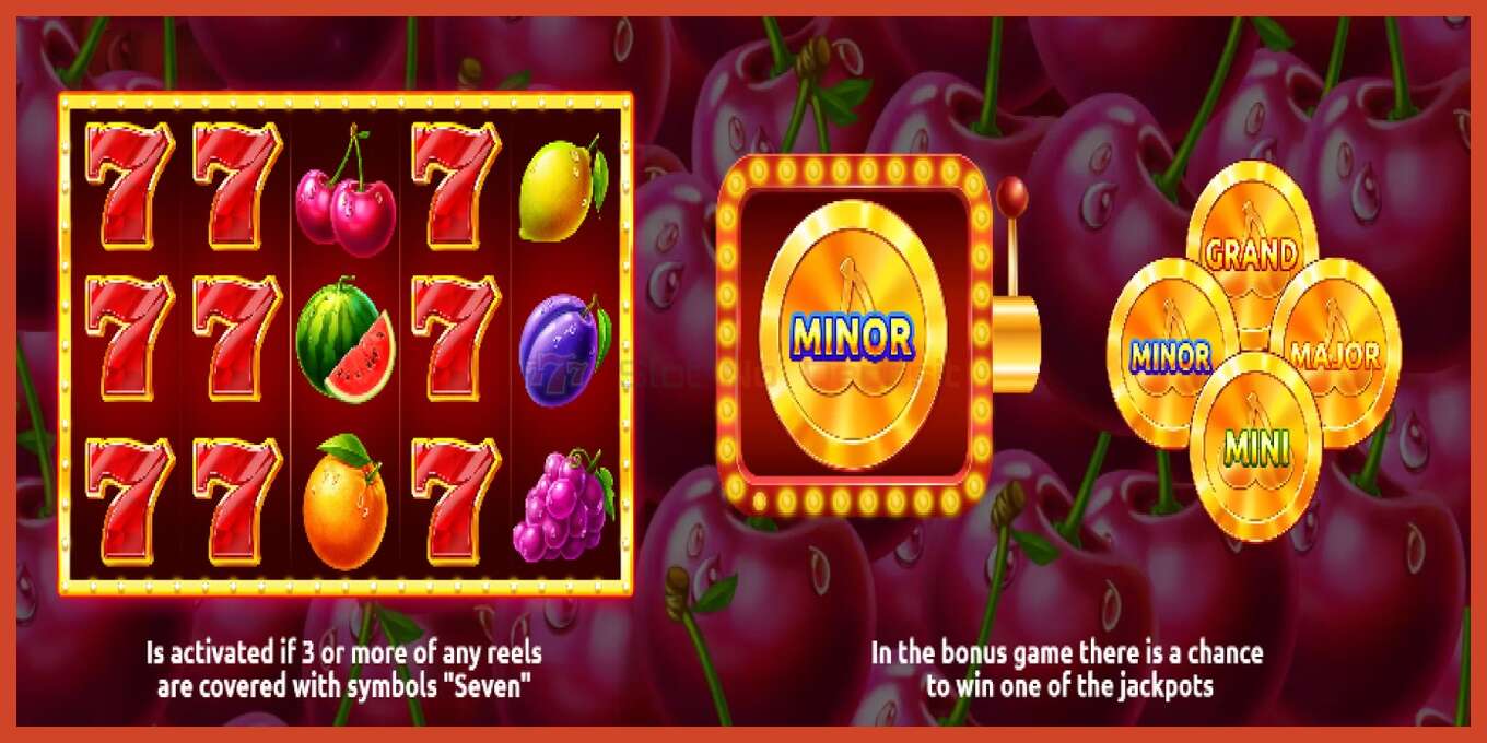 Slot screenshot: Cherry Boom no deposit, number - 6