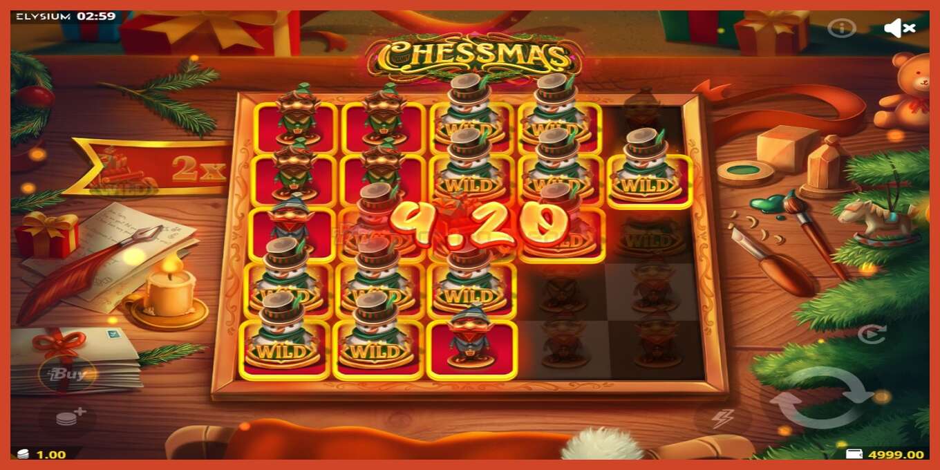 Slot screenshot: Chessmas no deposit, number - 3