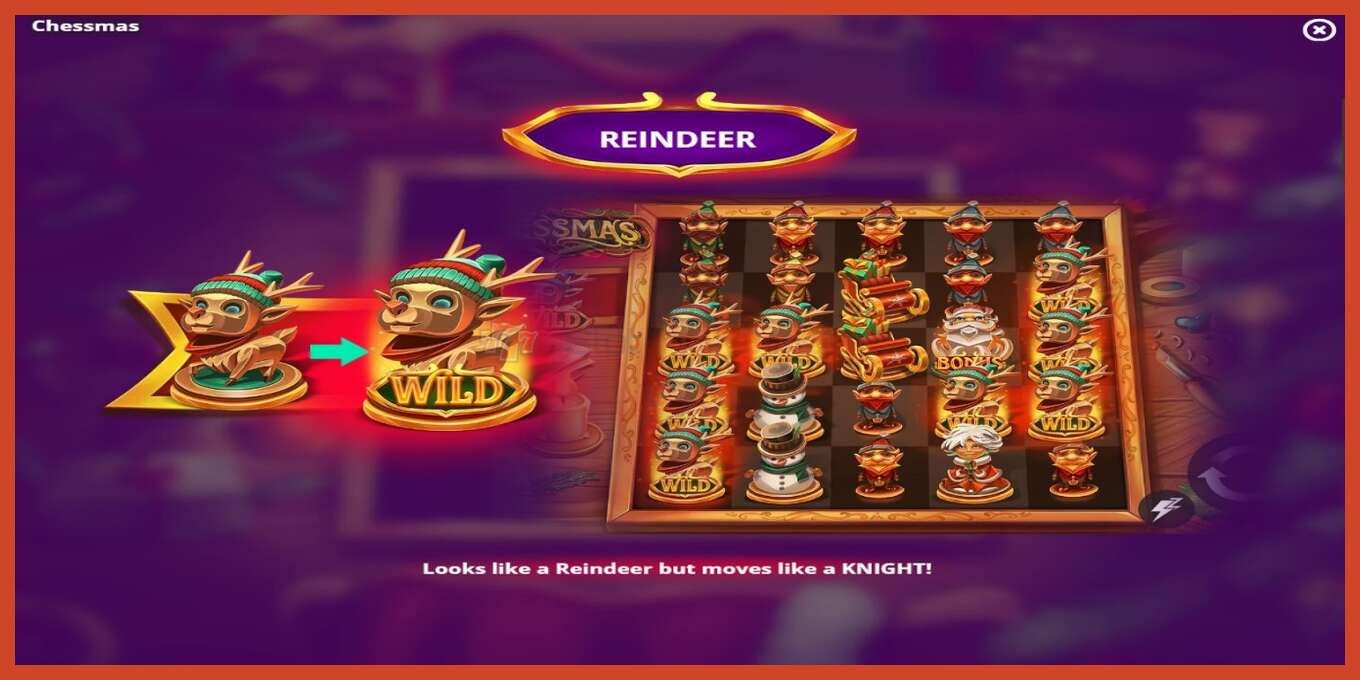 Slot screenshot: Chessmas no deposit, number - 5