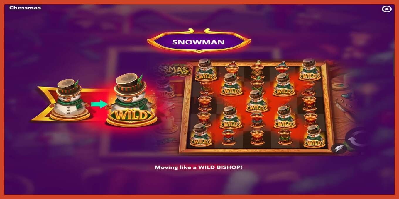 Slot screenshot: Chessmas no deposit, number - 6