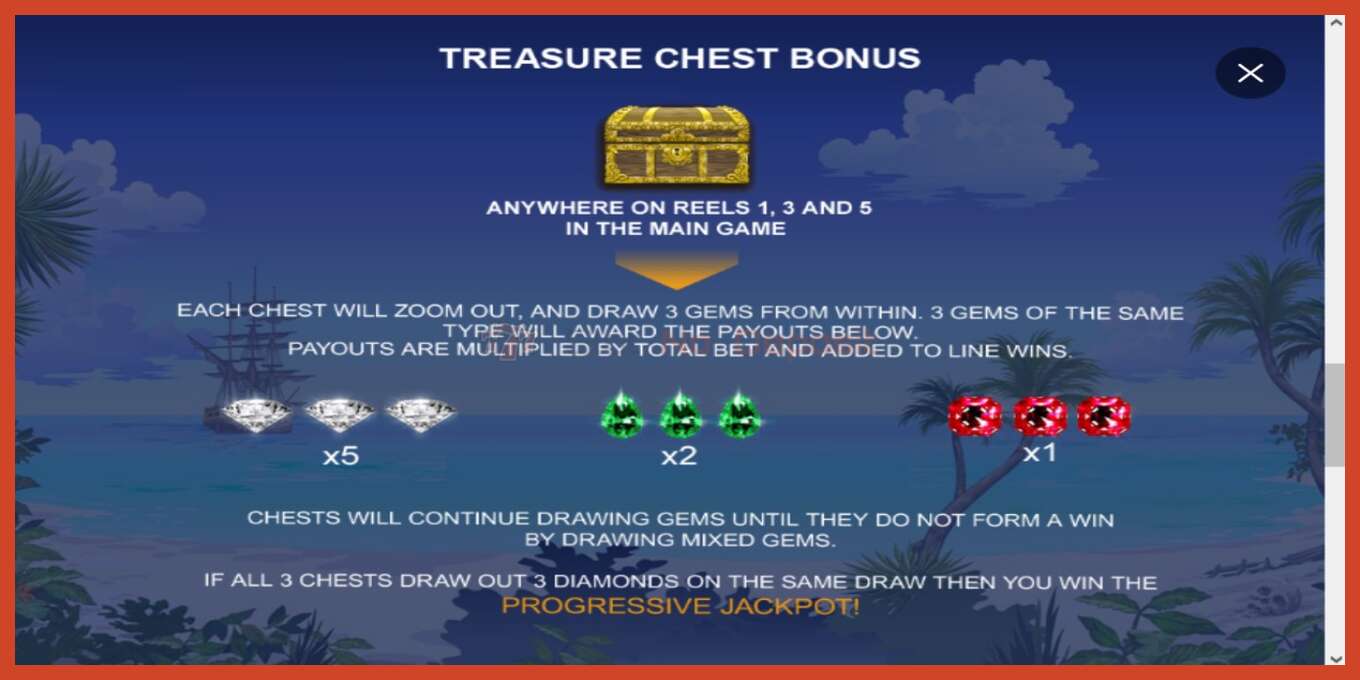 Slot screenshot: Chests of Plenty no deposit, number - 4