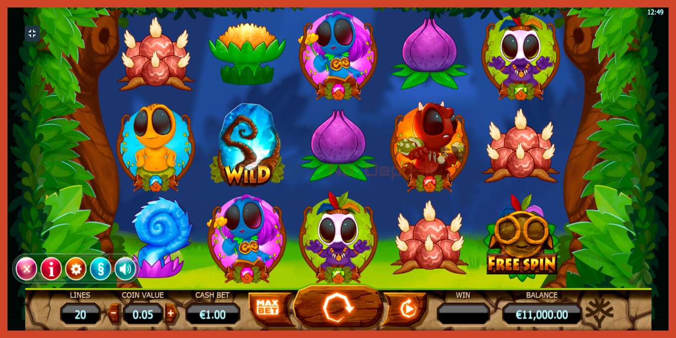 Slot screenshot: Chibeasties no deposit, number - 1