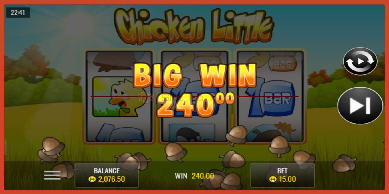 Slot screenshot: Chicken Little no deposit, number - 2