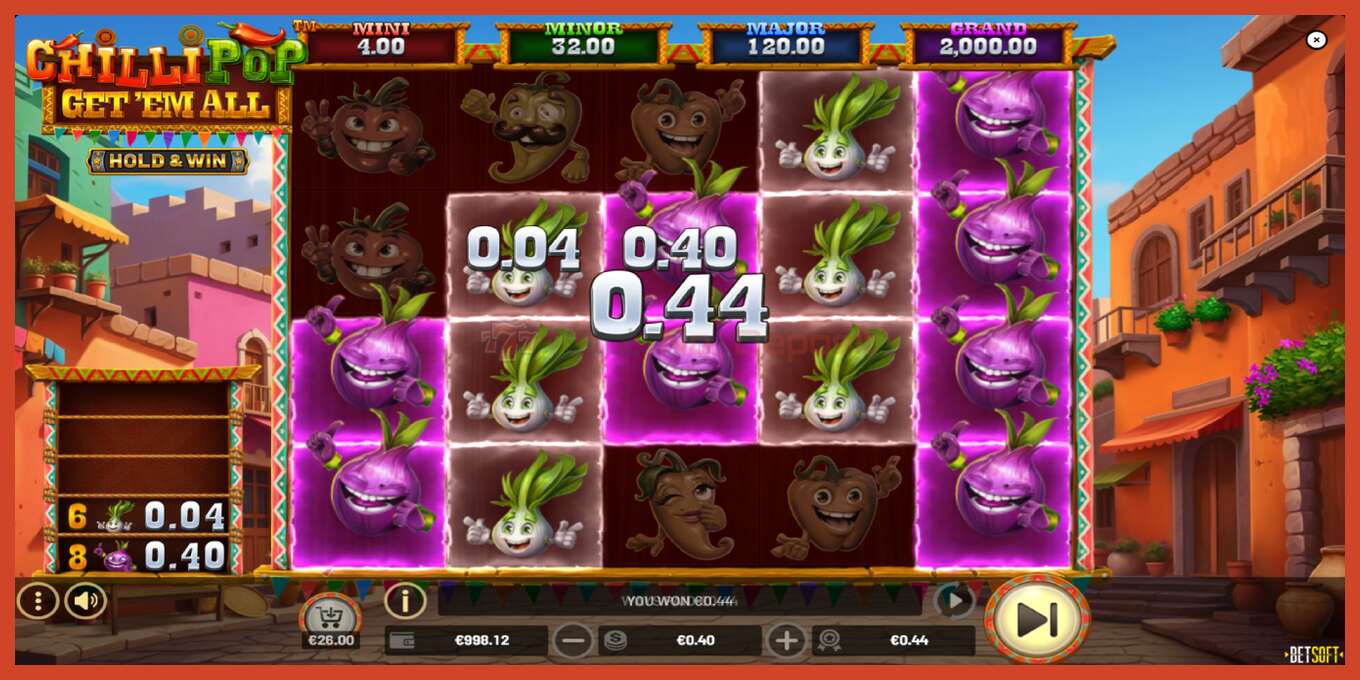 Slot screenshot: ChilliPop Get Em All bez depozita, broj - 4