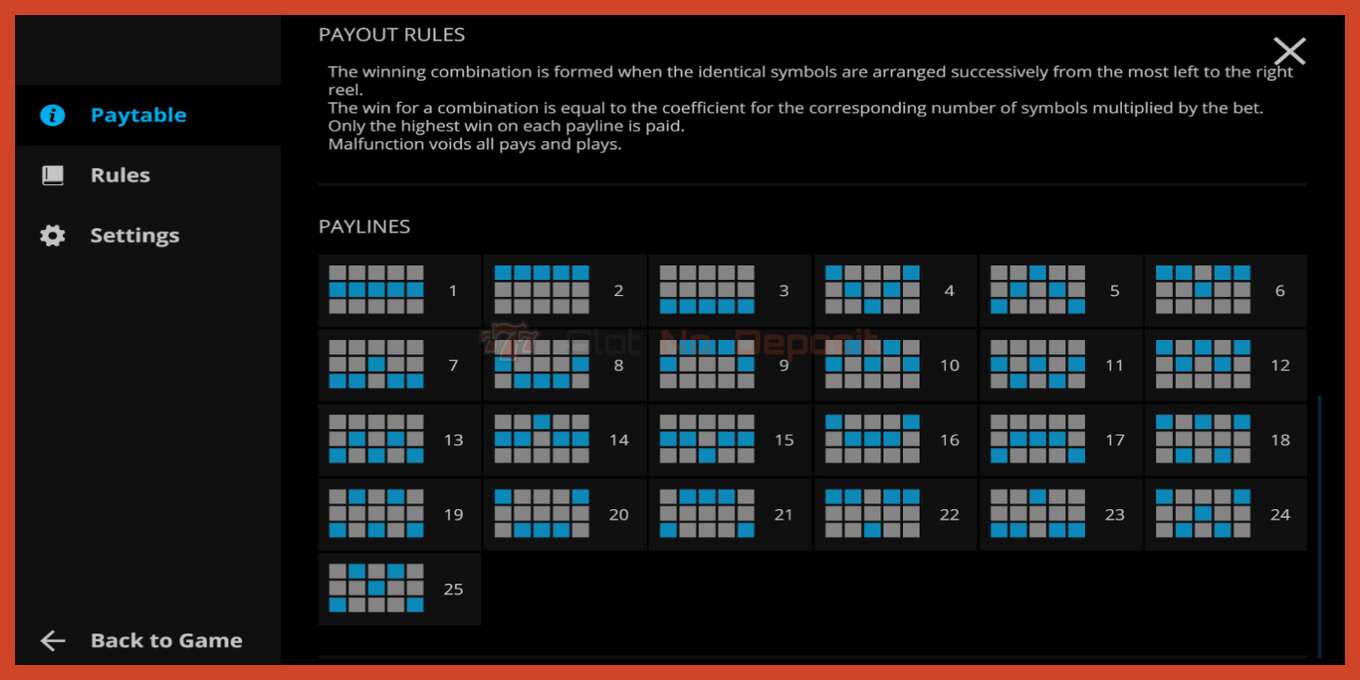 Slot screenshot: Chinese New Year no deposit, number - 5