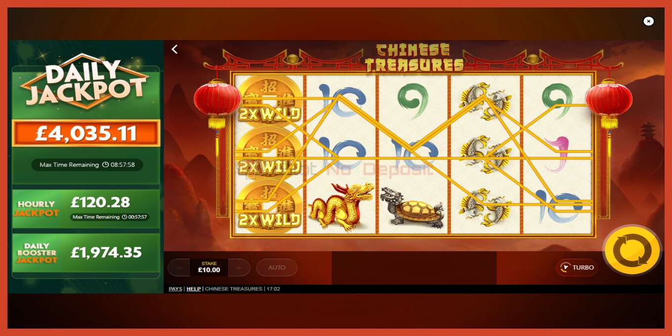 Slot screenshot: Chinese Treasures hakuna amana, nambari - 4