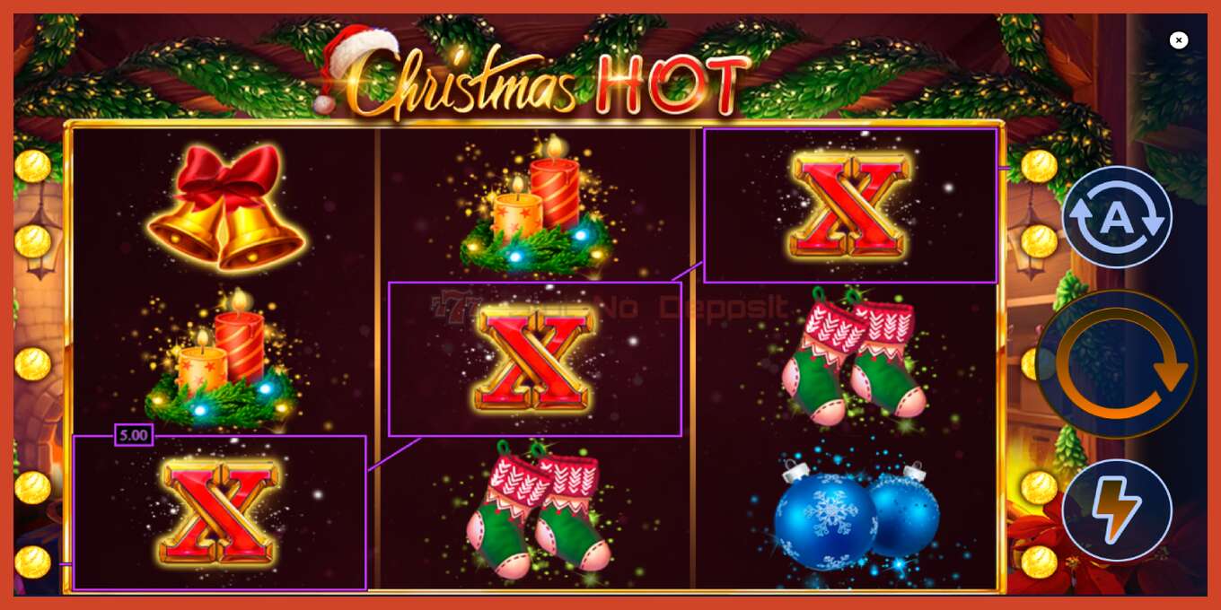 צילום מסך של חריץ: Christmas Hot ללא פיקדון, מִספָּר - 2