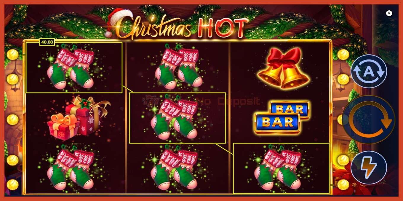 צילום מסך של חריץ: Christmas Hot ללא פיקדון, מִספָּר - 4