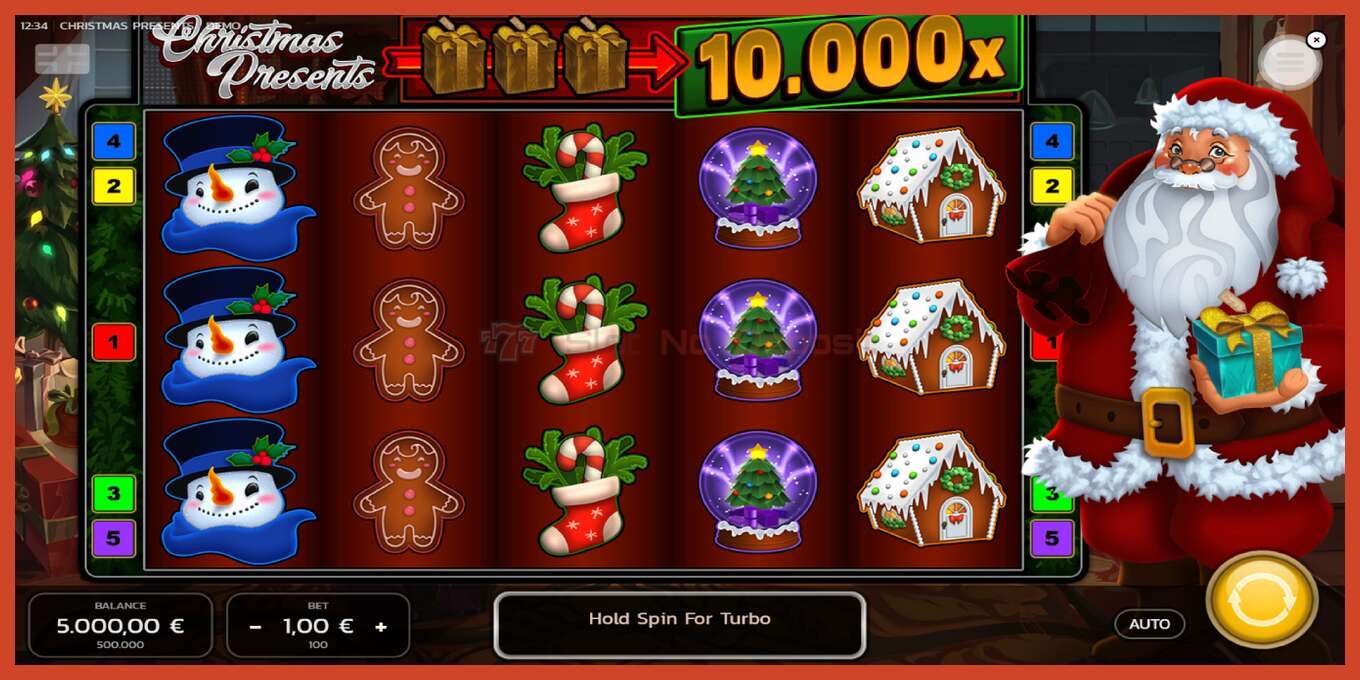 Slot screenshot: Christmas Presents no deposit, number - 2