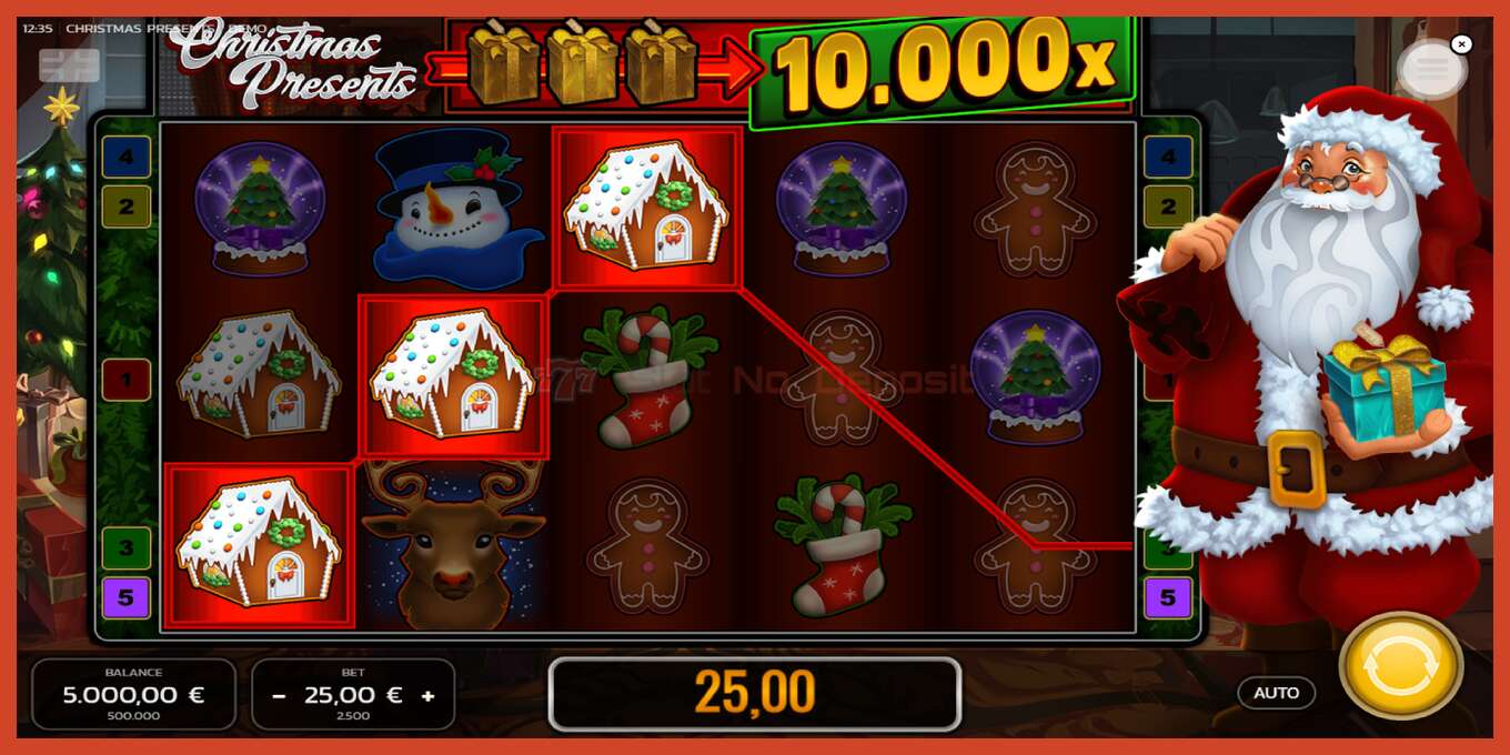 Slot screenshot: Christmas Presents no deposit, number - 3