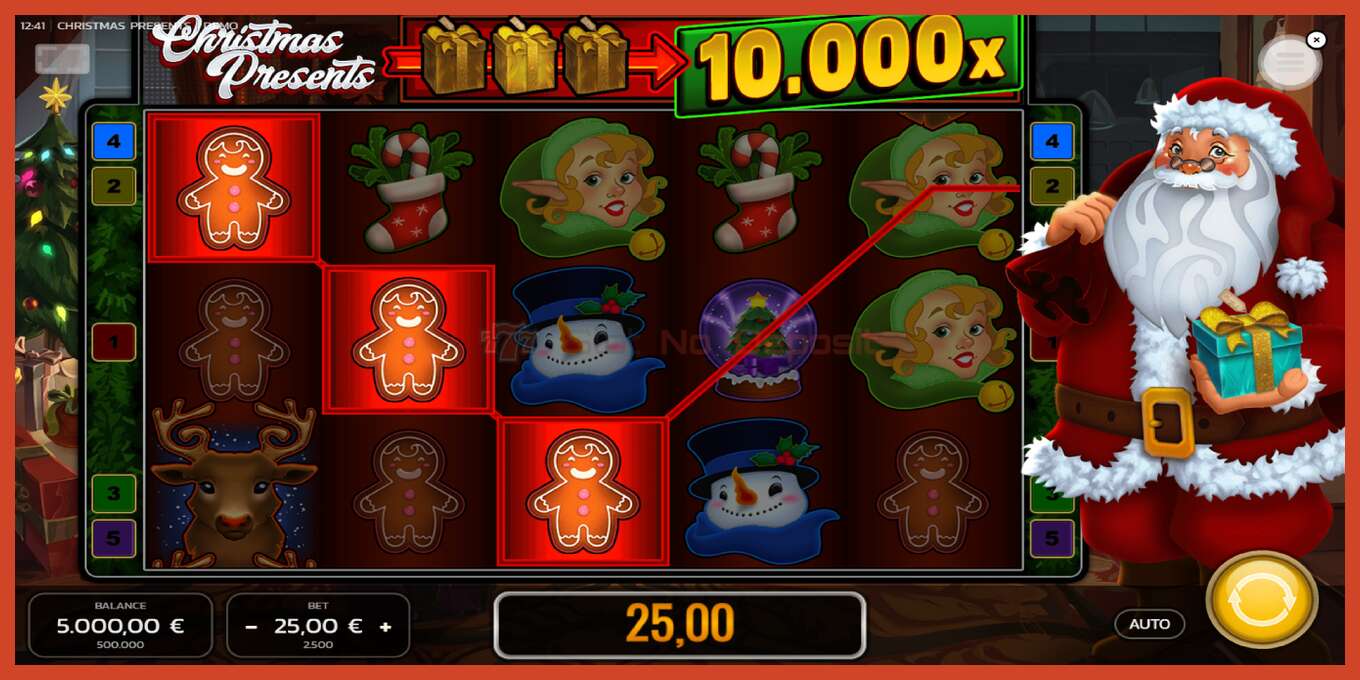 Slot screenshot: Christmas Presents no deposit, number - 4