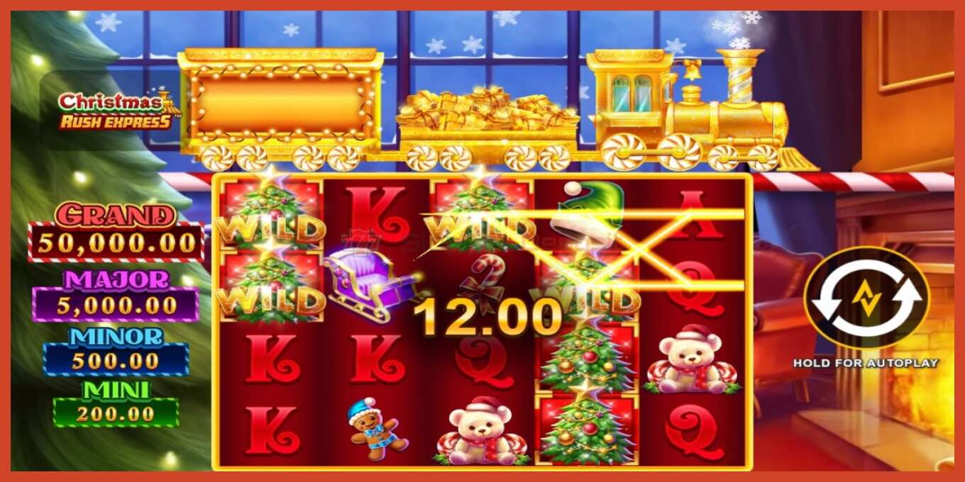 Slot screenshot: Christmas Rush Express no deposit, number - 4