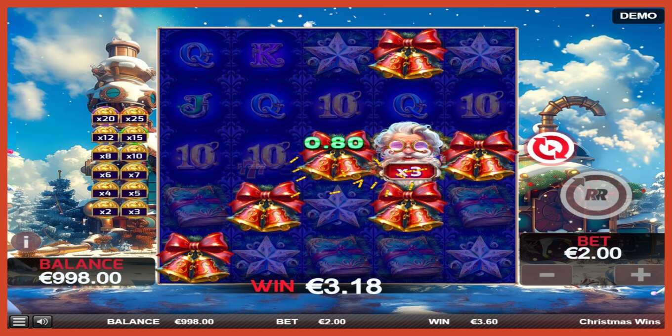 Slot screenshot: Christmas Wins no deposit, number - 3