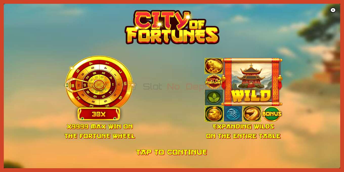 Скриншоти слот: City of Fortunes амонат нест, рақам - 1