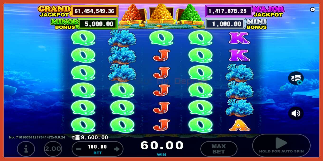 Slot screenshot: Clown Fish Treasure no deposit, number - 2