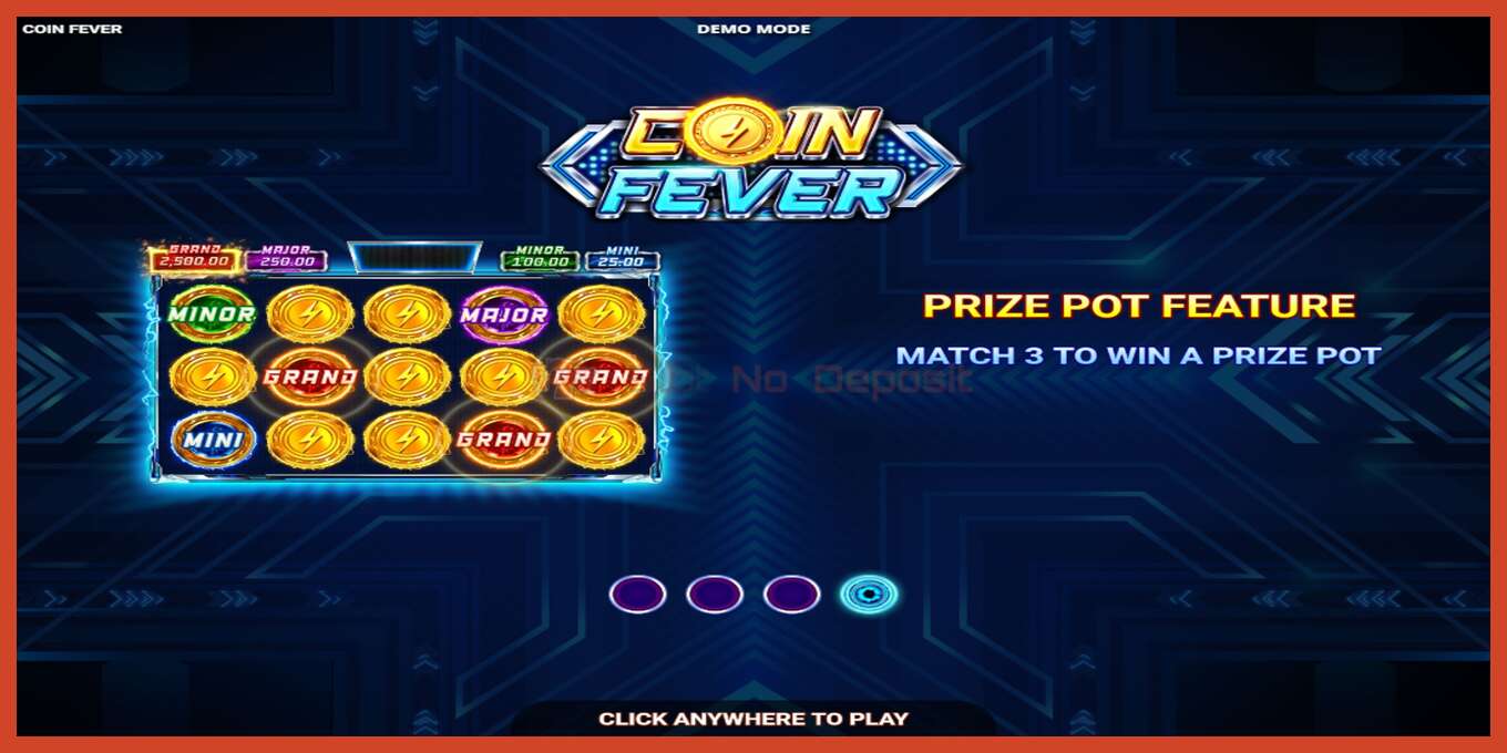 فتحة لقطة الشاشة: Coin Fever لا إيداع, رقم - 1