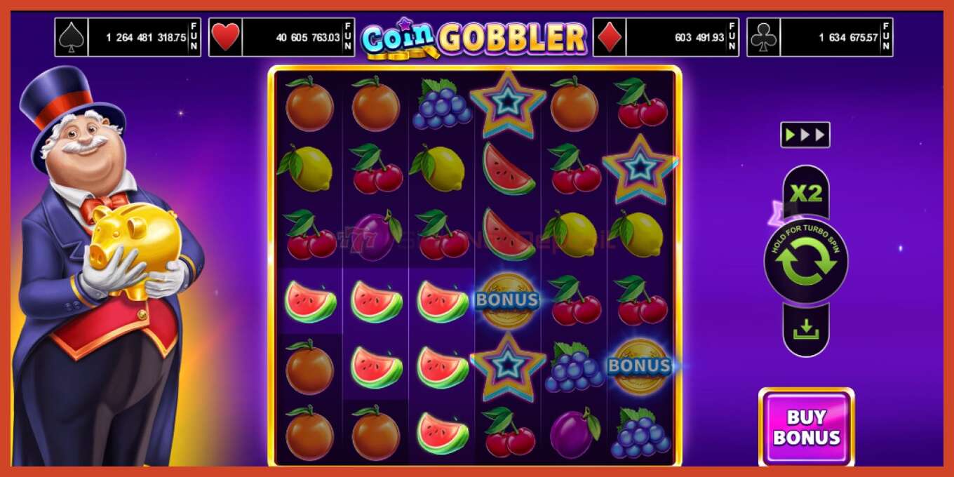 Captură de ecran pentru slot: Coin Gobbler fara depozit, număr - 2