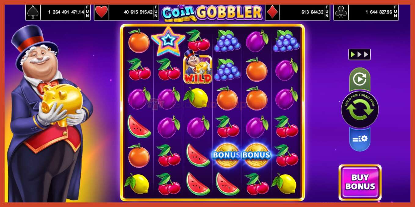 Captură de ecran pentru slot: Coin Gobbler fara depozit, număr - 4