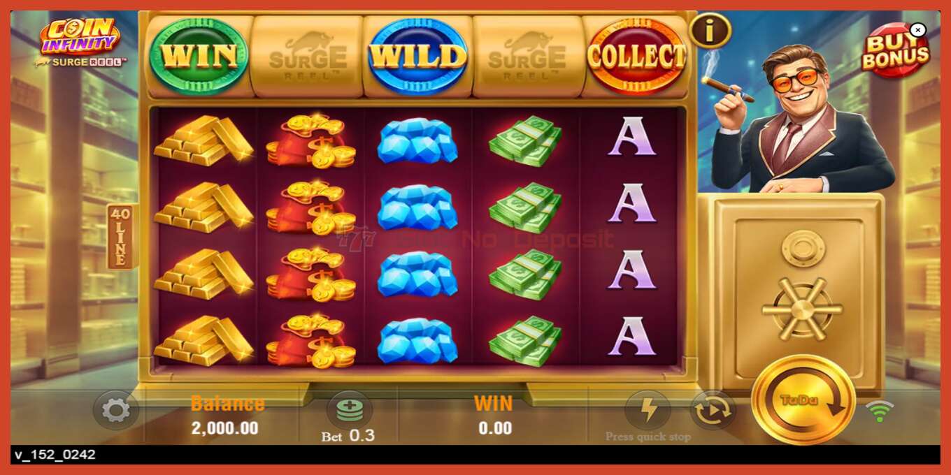 Slot screenshot: Coin Infinity Surge Reel no deposit, number - 3