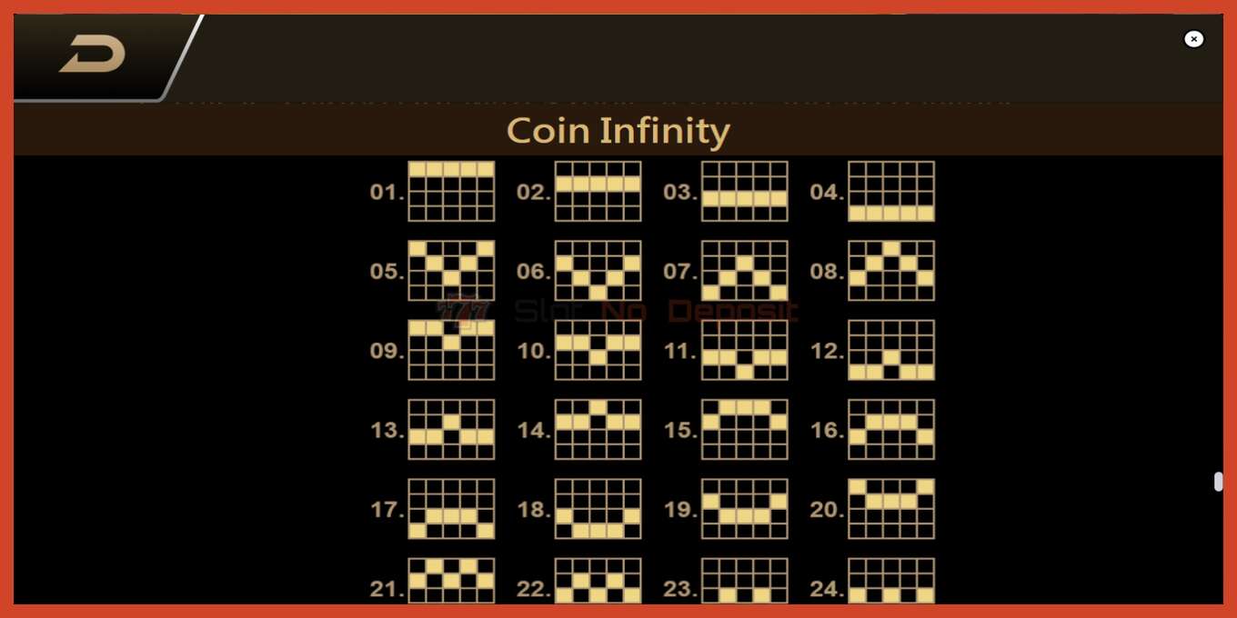 Slot screenshot: Coin Infinity Surge Reel no deposit, number - 7