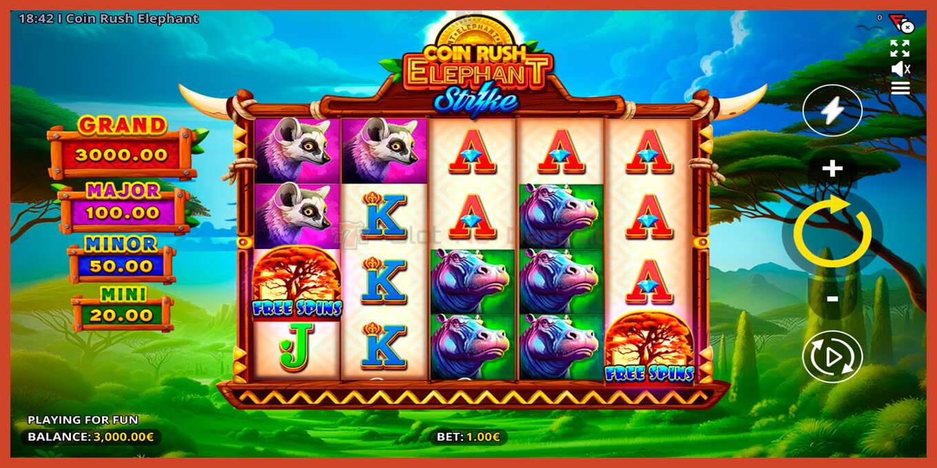 Ảnh chụp màn hình khe: Coin Rush: Elephant Strike không có tiền đặt cọc, con số - 1