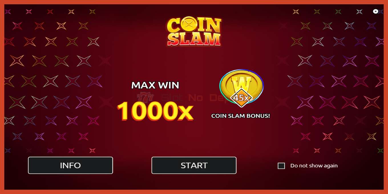 Slot screenshot: Coin Slam bez depozita, broj - 1