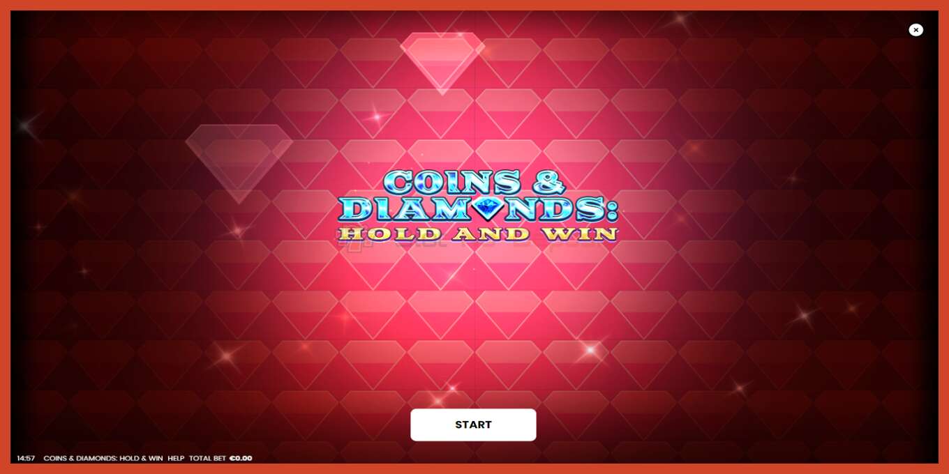 Slot screenshot: Coins & Diamonds: Hold and Win no deposit, number - 1