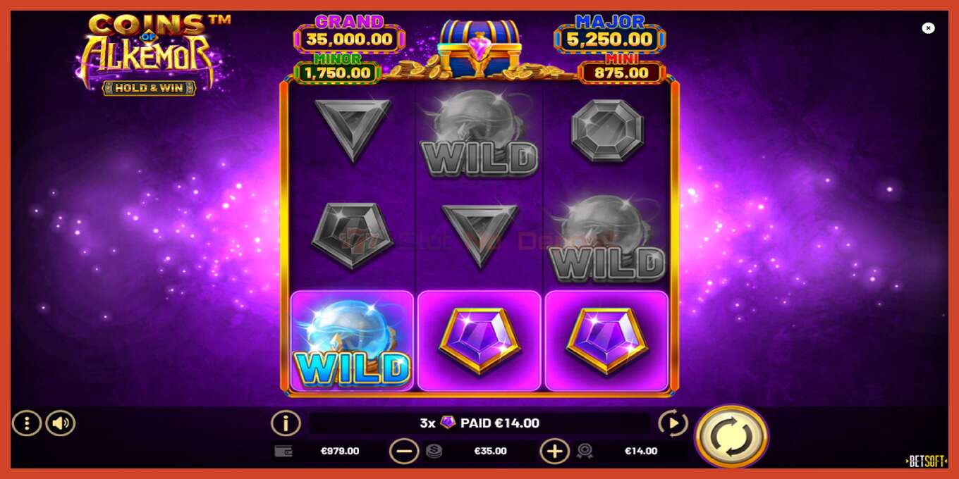 Slot screenshot: Coins of Alkemor no deposit, number - 3