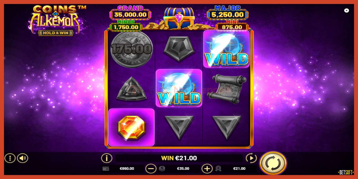 Slot screenshot: Coins of Alkemor no deposit, number - 4