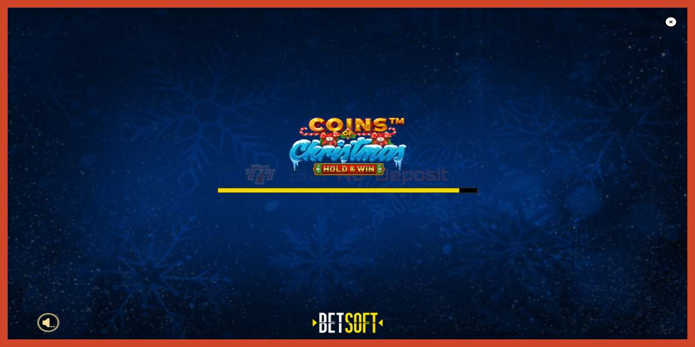 Slot screenshot: Coins of Christmas no deposit, number - 1