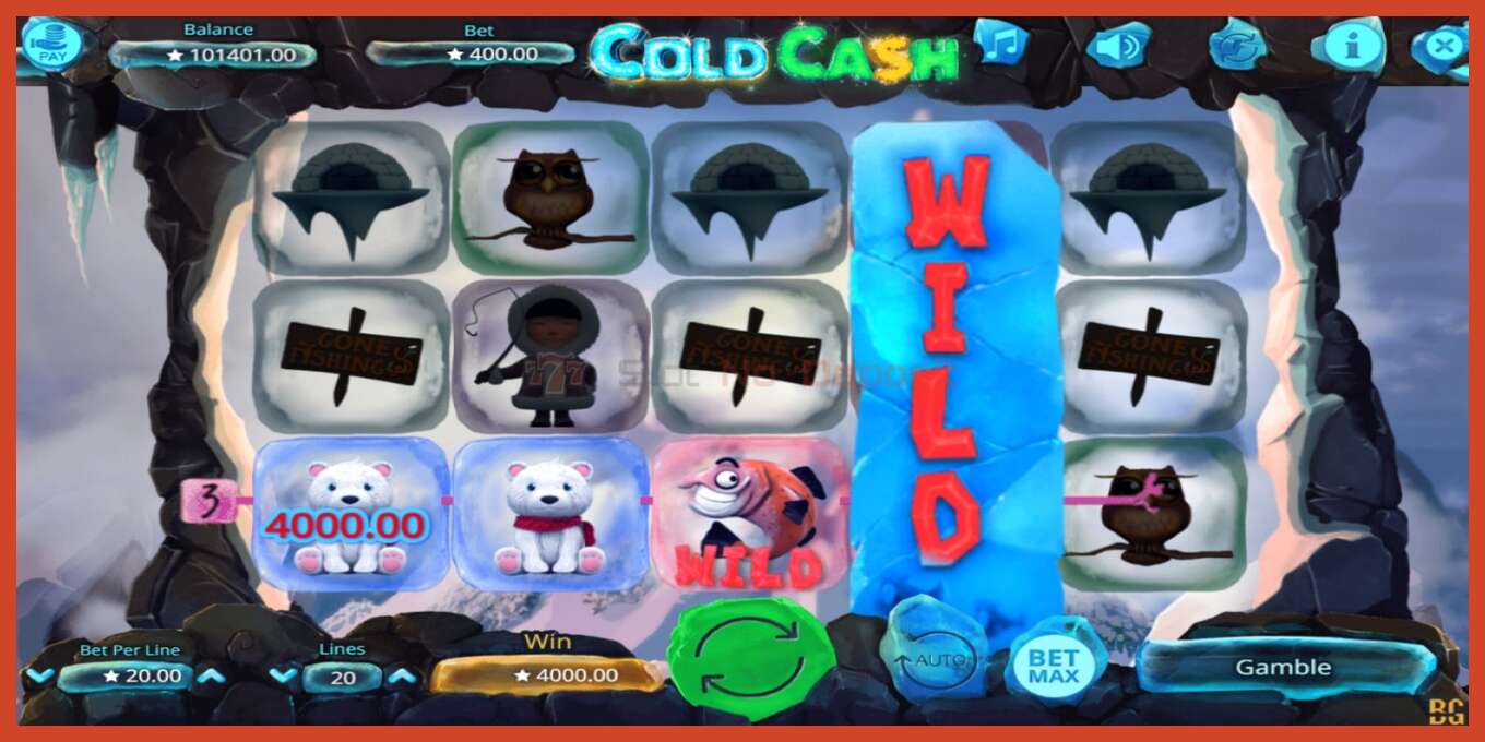 Екранна снимка на слота: Cold Cash без депозит, номер - 3