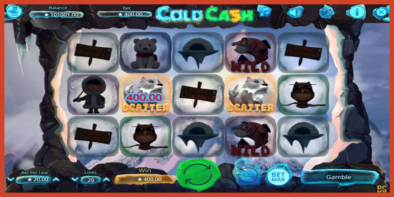 Slot screenshot: Cold Cash no deposit, number - 4