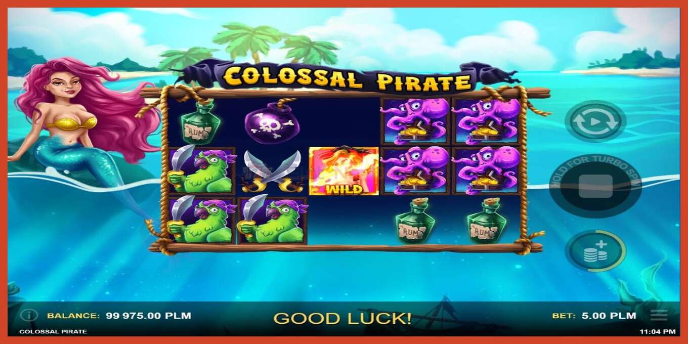 Slot screenshot: Colossal Pirate no deposit, number - 2