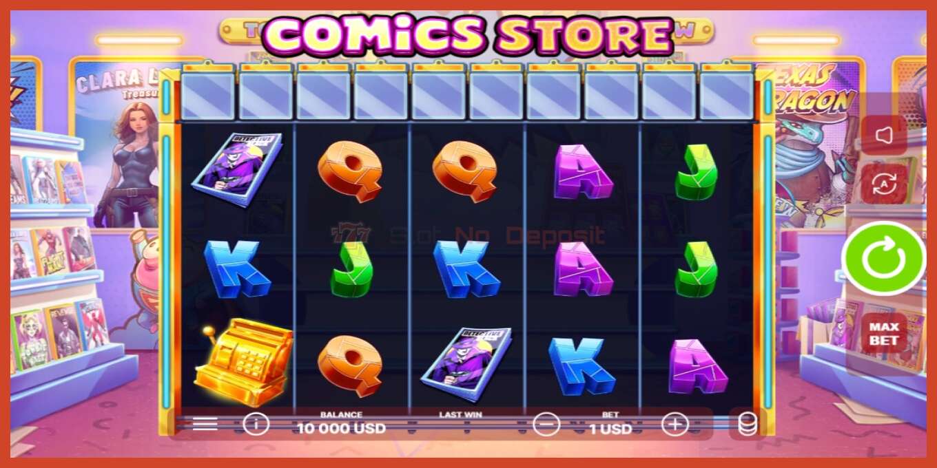 Slot screenshot: Comics Store hakuna amana, nambari - 1