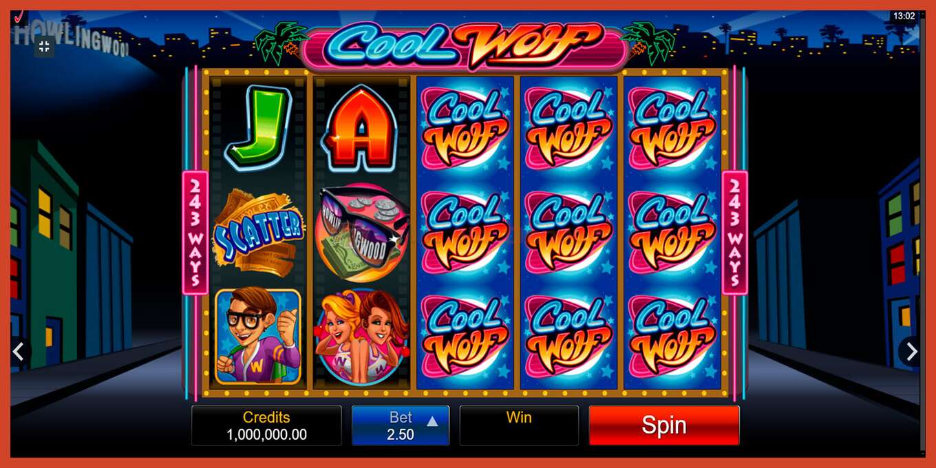 Slot screenshot: Cool Wolf no deposit, number - 1