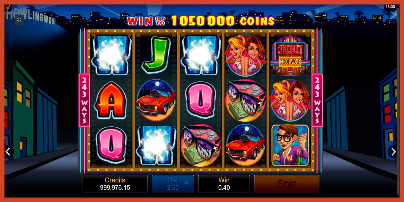 Slot screenshot: Cool Wolf no deposit, number - 4